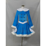 League of Legends Winter Wonder Snow Lulu Blue Cosplay Costume2