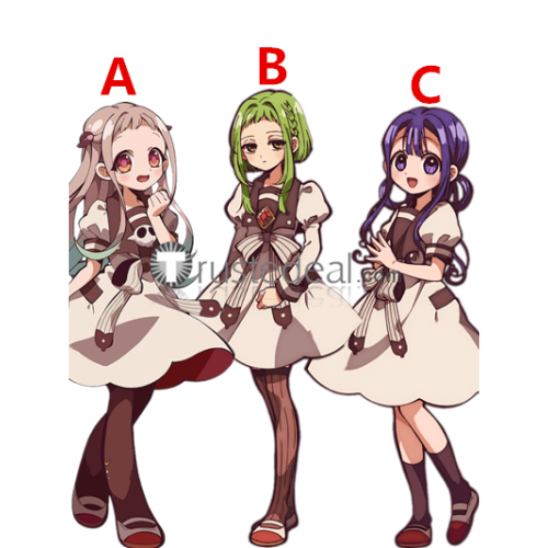 Jibaku Shounen Hanako kun Yashiro Nene AKANE AOI Nanamine Sakura Cosplay Costume