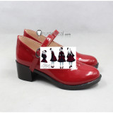 K Kushina Anna Cosplay Red Lolita Shoes