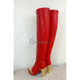 Fate Grand Order FGO Nero Claudius Type Moon Racing Saber Red Cosplay Boots Shoes