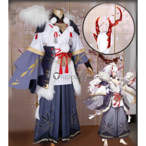 Onmyoji Ibaraki Doji Kimono Cosplay Costume2