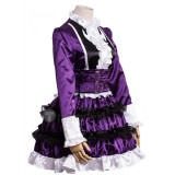 League of Legends Goth Annie Purple Dress Cosplay Costume 2