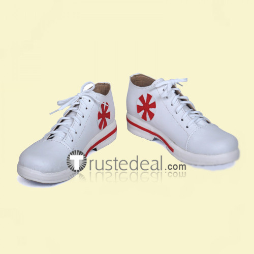 Persona5 Ryuji Sakamoto Skull White Cosplay Shoes Boots