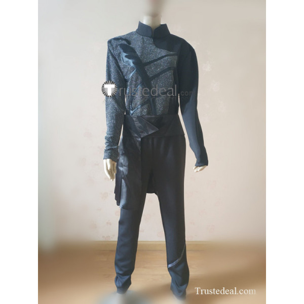 Yuri on Ice Katsuki Yuuri Eros Skating Black Cosplay Costume