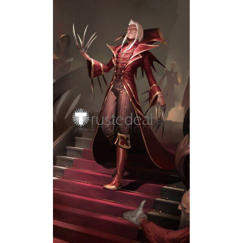 League Of Legends LOL Vladimir Red Cosplay Costume