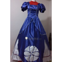 Sofia the First Disney Princess Sofia Blue Cosplay Costume