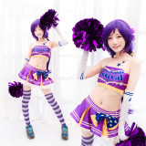 Love Live School Idol Festival Tojo Nozomi Cheerleader Cosplay Costume