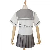 The Ancient Magus' Bride Chise Hatori White Gray School Uniform Cosplay Costume