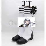 Black Butler Kuroshitsuji Charles Grey White Cosplay Boots Shoes