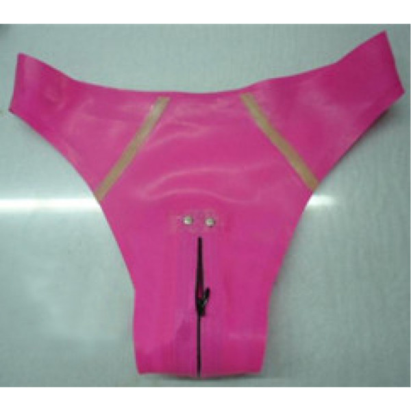 Special Pink Sexy Latex Underwear
