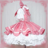 Cardcaptor Sakura OP Sakura Kinomoto Battle Pink Lolita Dress Cosplay Costume