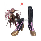 SINoALICE Cinderella Gunner Black Golden Cosplay Shoes Boots