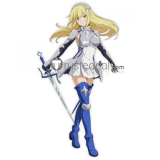 Danmachi Is It Wrong to Try to Pick Up Girls in a Dungeon Ais Wallenstein Bue Cosplay Shoes Boots