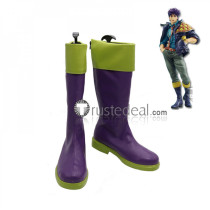 Jojo's Bizarre Adventure Battle Tendency Joseph Joestar Purple Cosplay Shoes Boots
