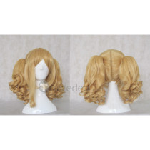 Black Butler Kuroshitsuji Elizabeth Middleford Curl Blonde Brown Cosplay Wig(FZ52)