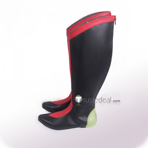 YuGiOh VRAINS Knights of Hanoi Ryoken Kogami Revolver Cosplay Red Black Shoes Boots