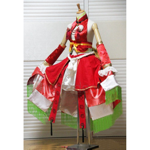 Pokemon Gijinka Ho-oh Red Cosplay Costume