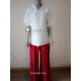 InuYasha Kikyo Miko Red White Kimono Cosplay Costume