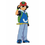 Pokemon Advanced Generation Ash Ketchum Cosplay Costume