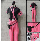 Vocaloid Meiko Love is War Pink Black Cosplay Costume