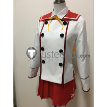 Katana Maidens Toji no Miko Kanami Eto Mai Yanase Red White School Cosplay Costume