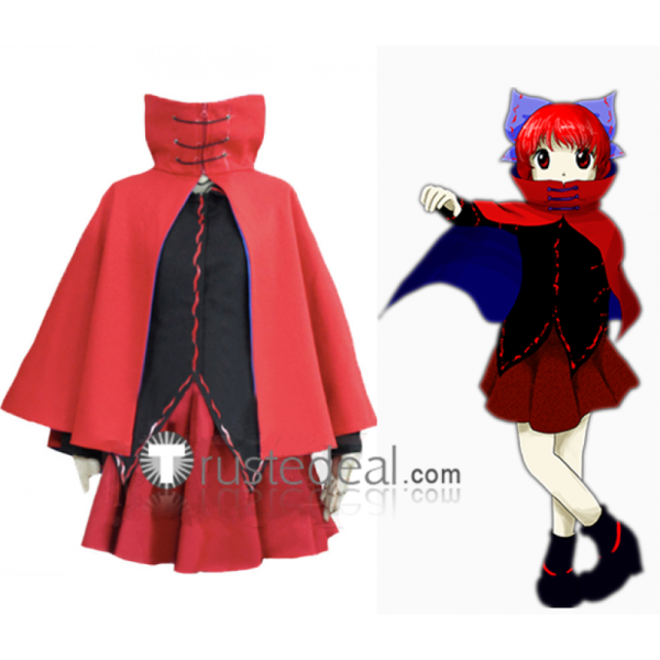 Touhou Project Sekibanki Red Black Cosplay Costume