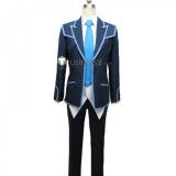 YuGiOh VRAINS Yusaku Fujiki Blue Uniform Cosplay Costume