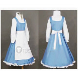 Beauty and the Beast Disney Princess Belle Maid Suit Cosplay Costume