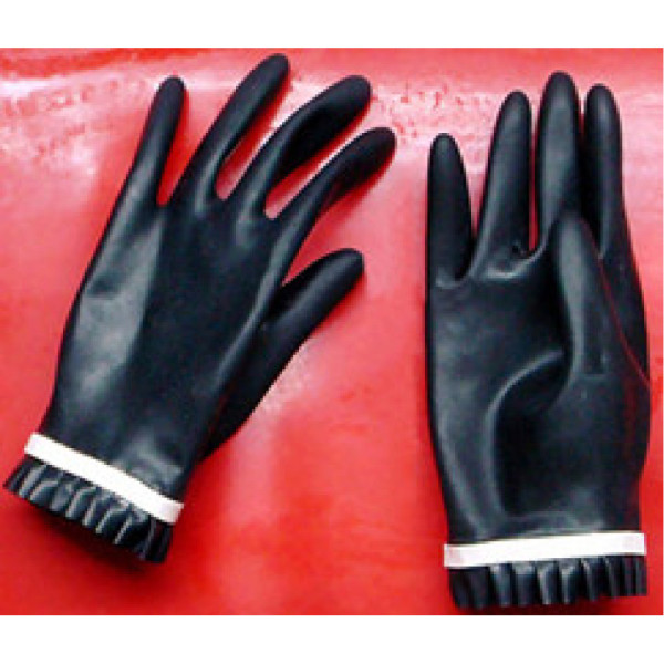 Black Sexy Latex Gloves