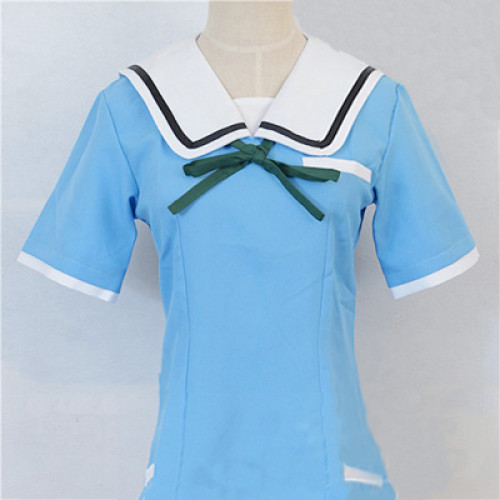 Yowamushi Pedal Miyahara Girls Summer Uniform Cosplay Costume