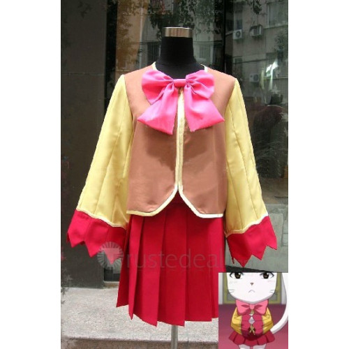 Fairy Tail Carla Sharuru Oracion Pink Human Form Blue Cosplay Costumes