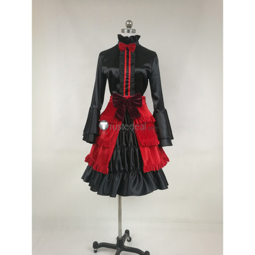 K Return of Kings Kushina Anna Red Homra Gothic Lolita Dress Cosplay