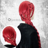 Identity V Priestess Fiona Gilman Red Cosplay Wig