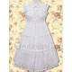 Cotton White Sleeveless Lace Lolita Dress(CX373)