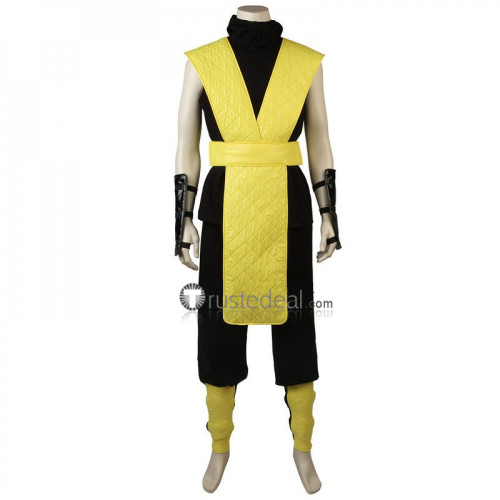 Mortal Kombat X Scorpion Yellow Cosplay Costume