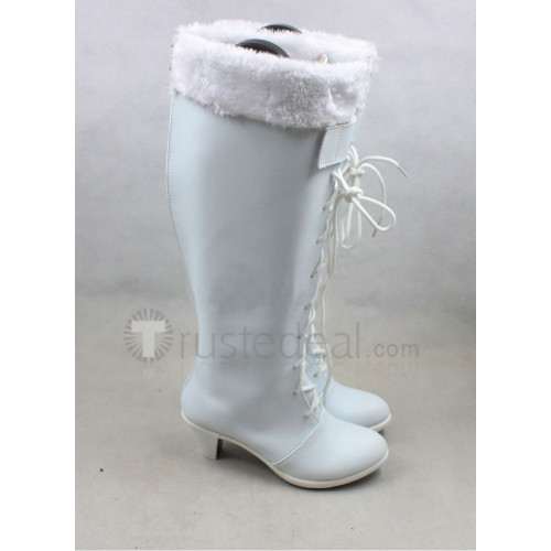 One Piece Robin Nico White Cosplay Boots Shoes