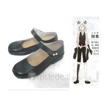 UN-GO Inga Cosplay Black Shoes With Ankle Strap