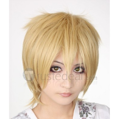 K Izumo Kusanagi Gold Blonde Cosplay Wig