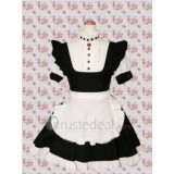 Cotton White And Black Lolita Dress