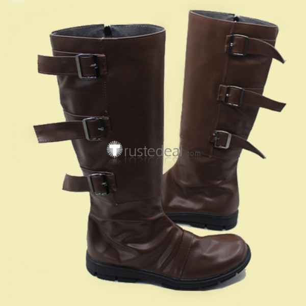 Assassin's Creed Altair Ibn-La'Ahad Brown Cosplay Boots Shoes