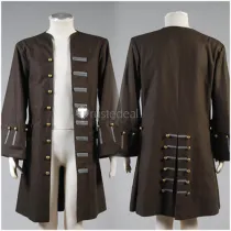 Pirates of the Caribbean PotC Jack Sparrow Halloween Cosplay Costume