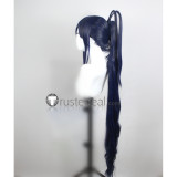 High School DxD Akeno Himejima  Black Blue Cosplay Wigs