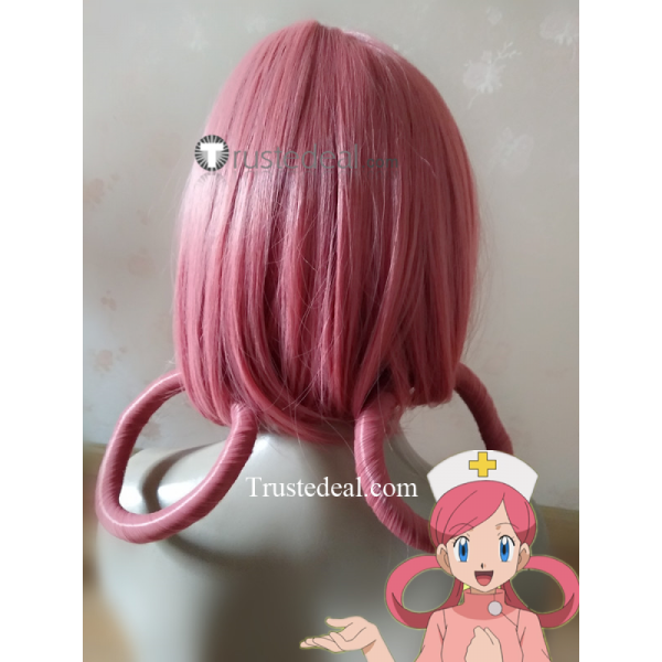 Pokemon Nurse Joy Pink Cosplay Wig