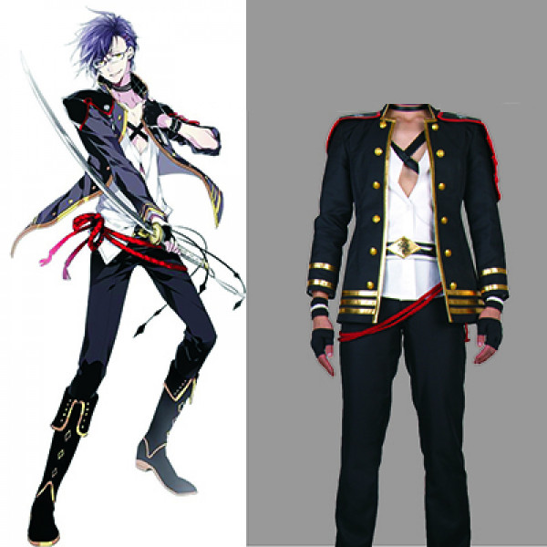 Touken Ranbu Akashi Kuniyuki Cool Uniform Cosplay Costume