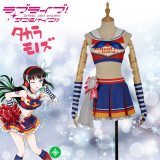 LoveLive Sunshine Aqours Yoshiko Ruby Chika Dia Riko Kanan Hanamaru You Mari Cheerleaders Cosplay Costumes