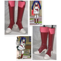 FAIRY TAIL Wendy Marvell Red Cosplay Boots Shoes