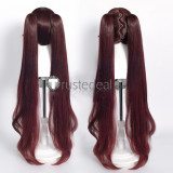 Genshin Impact Eula Yanfei Hu Tao Brown Pink Blue Cosplay Wigs