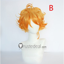 The Promised Neverland Yakusoku no Nebarando Emma Blonde Orange Gradient Cosplay Wigs