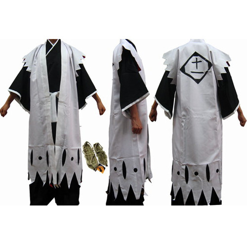 Bleach 11th Division Captain Zaraki Kenpachi Cosplay Costume