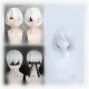 Nier Automata 2B 9S Silver White Cosplay Wigs